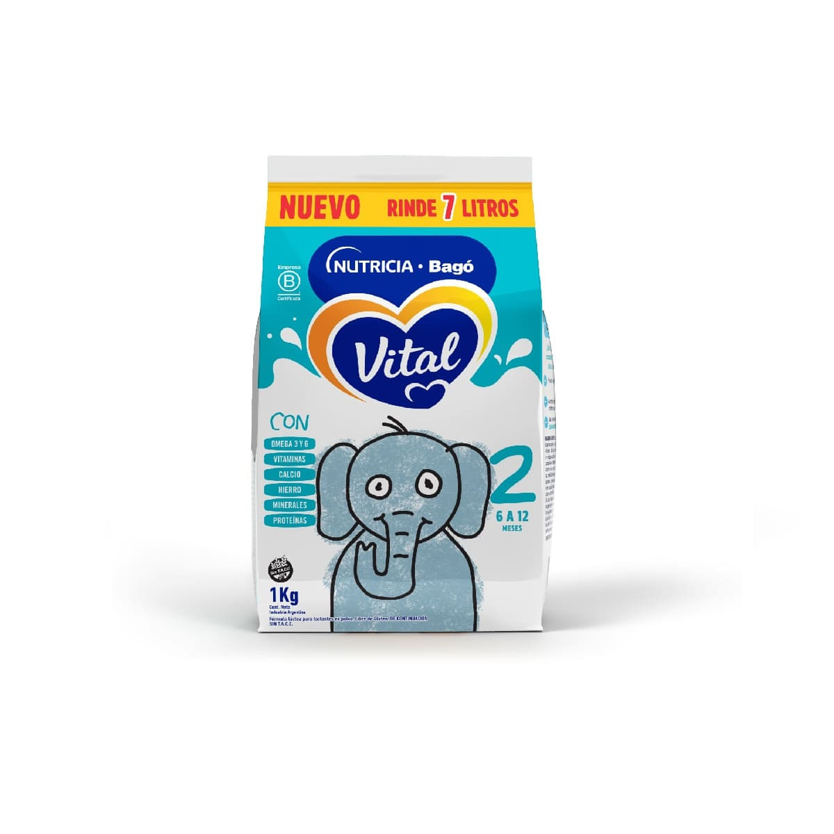 VITAL INF 2 POUCH 1000GR